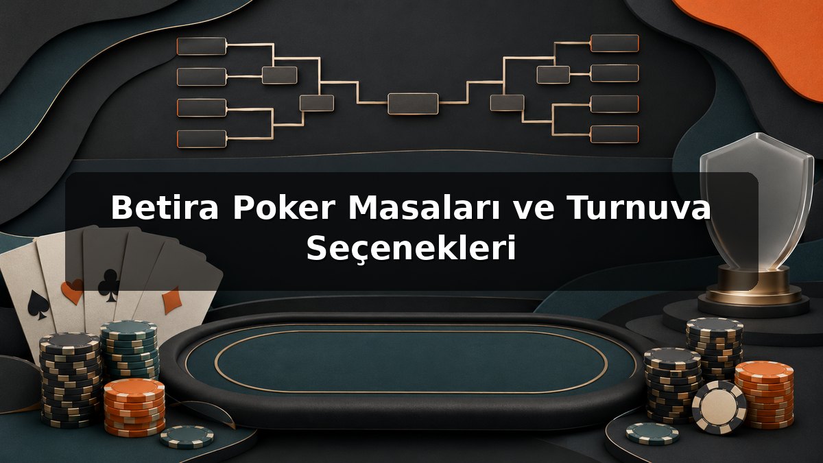 Betira Poker Masaları ve Turnuva Seçenekleri konulu Betira görseli